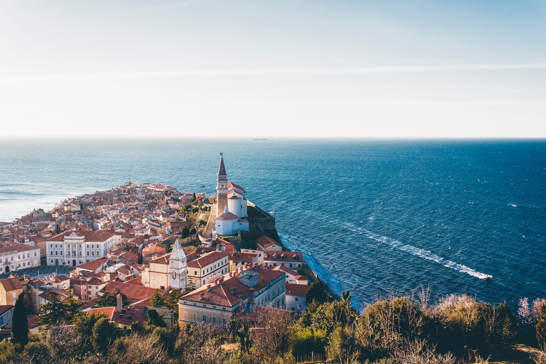 piran - brown roof buildings near sea ocean taken at daytime