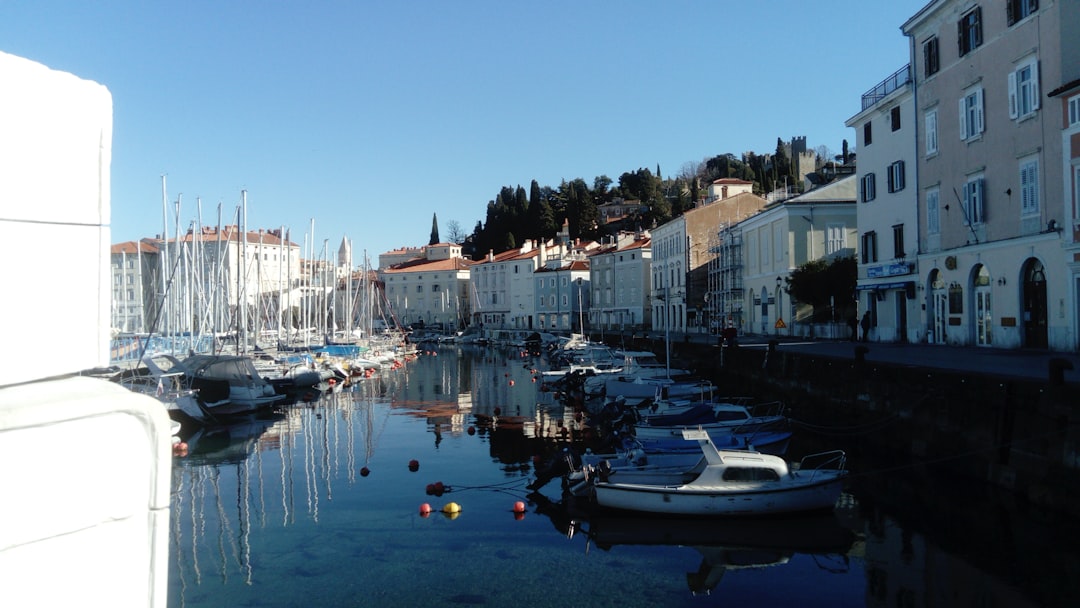 Waterside in Koper, Slovenia, February 2022